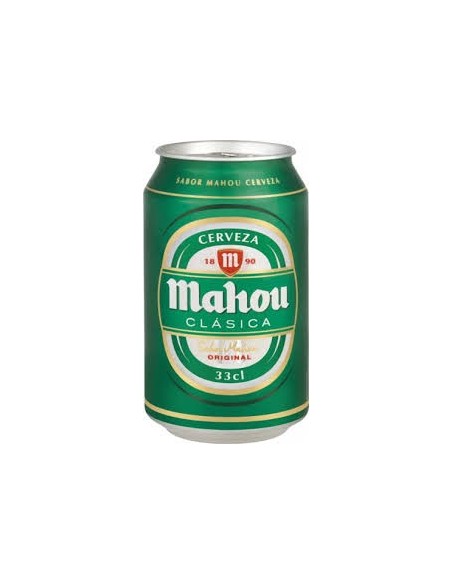 Cerveza Mahou Clásica 33 cl. pack 24 ud.