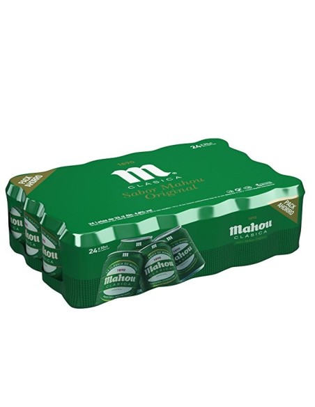 Cerveza Mahou Clásica 33 cl. pack 24 ud.