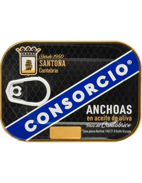 Anchois à l´huile d´olive Serie Oro Consorcio 50 gr.