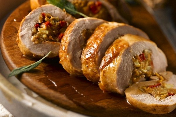 Sirloin Speck Stuffing und Pate