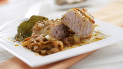Thunfisch mit Pilzen