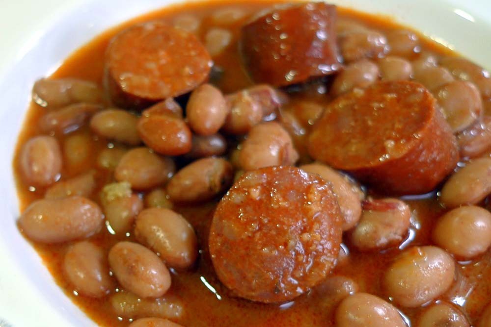 Judías Pintas con Chorizo