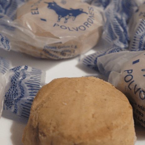 Spanische Polvorones und Mantecados